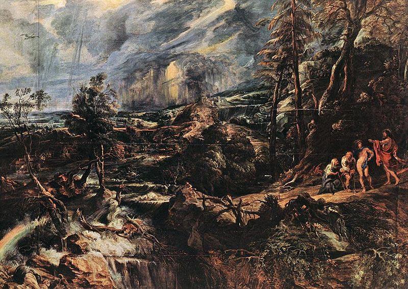 Peter Paul Rubens Stormy Landscape oil painting picture